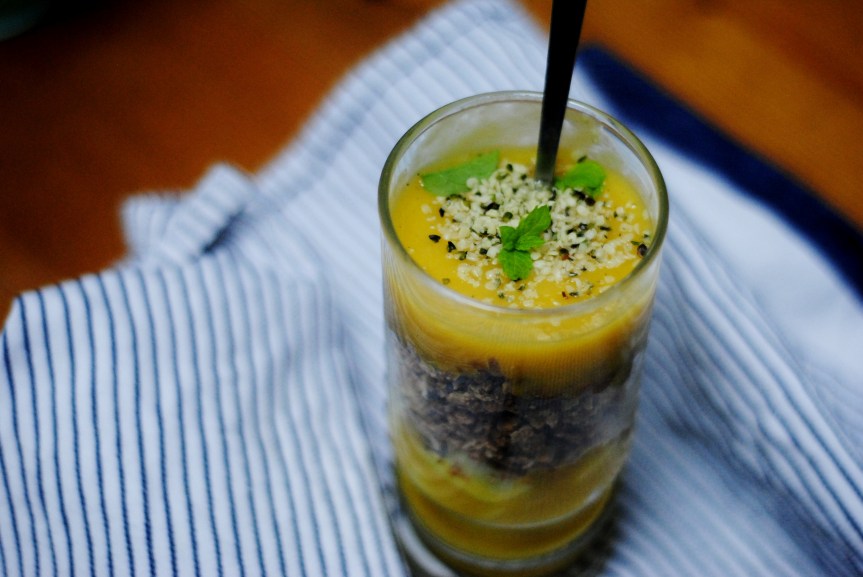 Koude of Warme Mangovanillevla (Vegan &&nbsp;Glutenvrij)