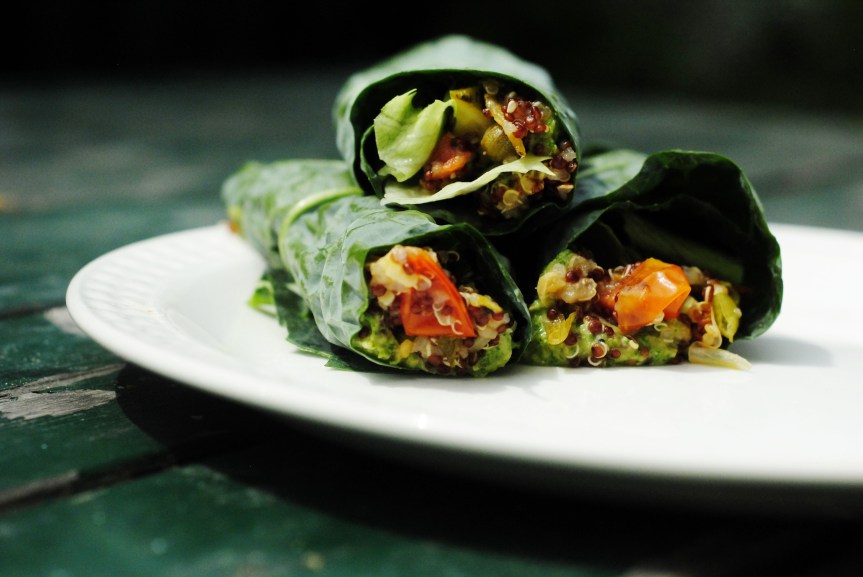 Groene Quinoa Wraps met Salsa Verde van Tuinbonen (Glutenvrij &&nbsp;Vegan)